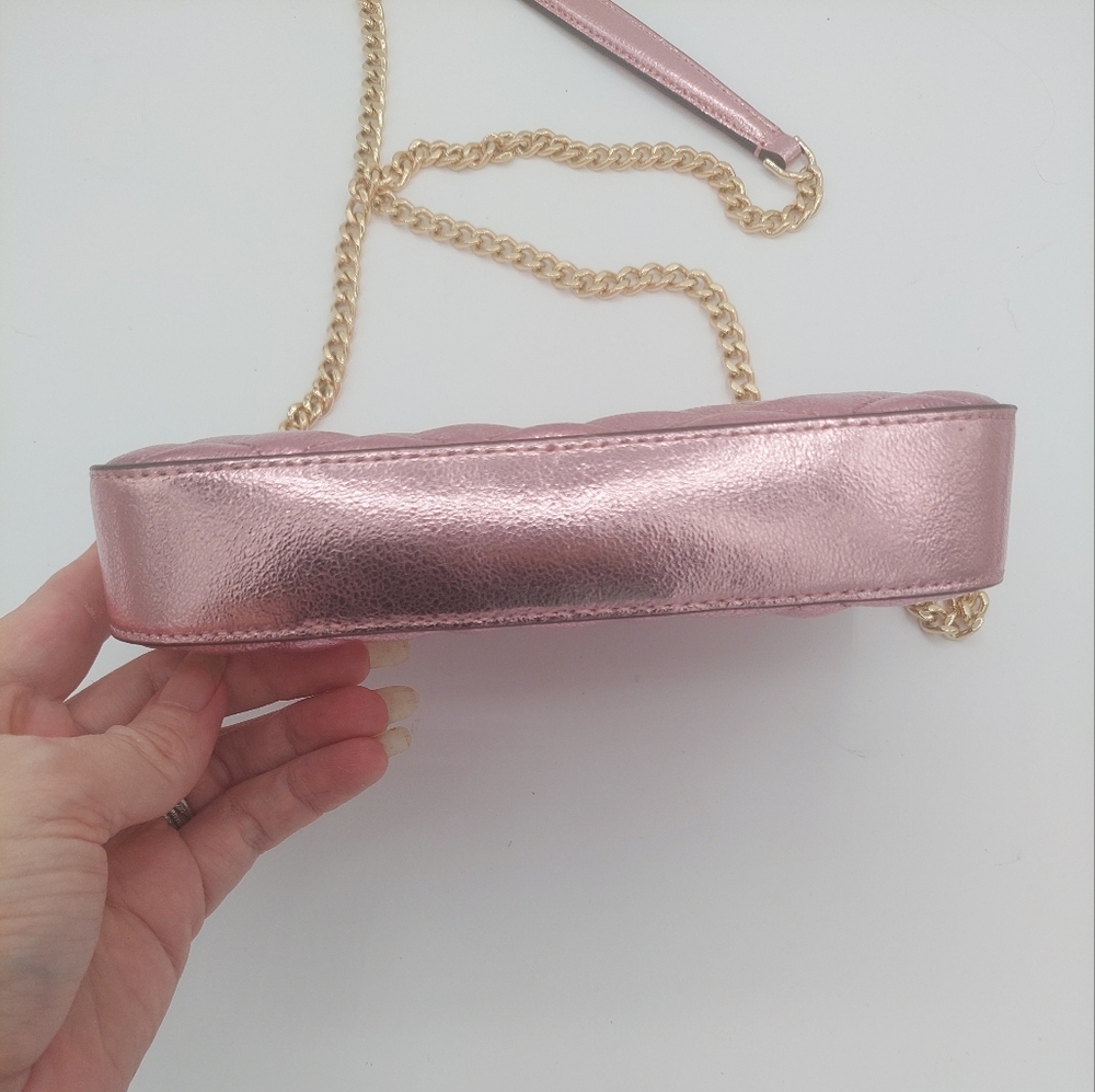 Kate spade glimmer quilted metallic crossbody - Picture 5 of 6